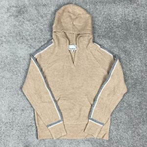 Revolve Heartloom Women’s Medium Rib Knit Tan Pullover Sweatshirt Hoodie